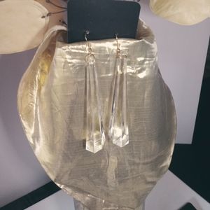 Crystal-Like Drop Earrings